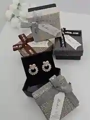 Подарочная коробка для украшений, шкатулка для кольца, сережек, подвески