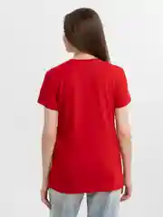 Красный футболка для женщин