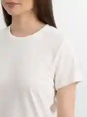 Молочный футболка для женщин