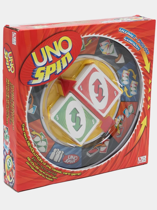 Настольная игра "Uno Spin" с рулеткой