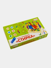 Игровой набор Alatoys "Стирка", 24 прищепки, 14 предметов одежды
