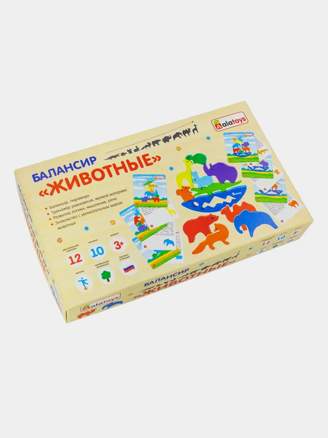 Башня Alatoys "Космонавты", 21 фигурка, 24 карточки