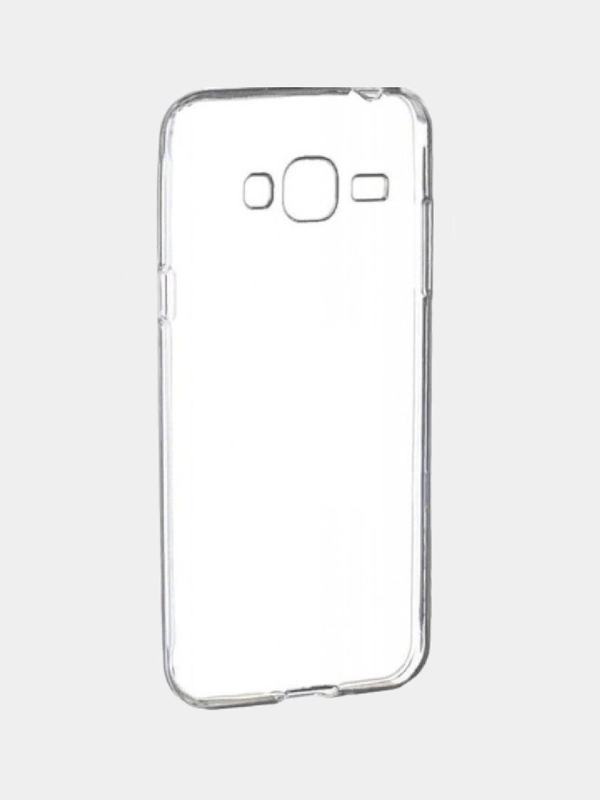 Силиконовый прозрачный чехол для Samsung J3