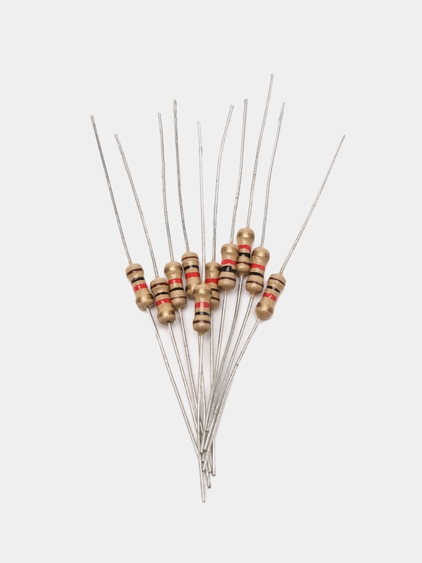 Резистор 1.0 КОм 0.25Вт CF 5% (10 штук)
