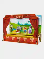 Кукольный театр Alatoys, 3 сказки, 20 фигур и сцена