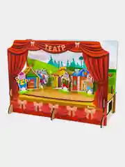 Кукольный театр Alatoys, 3 сказки, 20 фигур и сцена
