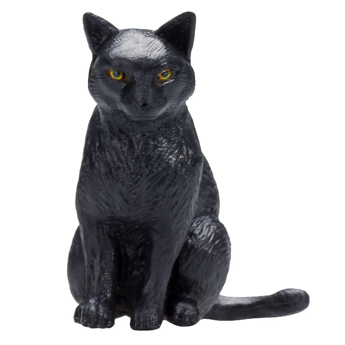Фигурка KONIK «Кошка, чёрная, сидящая»