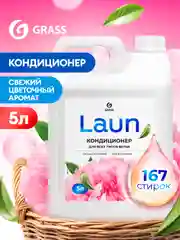 Набор для стирки GRASS Laun Гель универсальный 5 л + кондиционер цветочное вдохновение 5 л