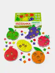Мозаика Alatoys "Фрукты", 6 фруктов, 8 деталей к каждому