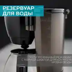 Кофеварка SCARLETT SC-CM33018, капельная, 600 Вт, черный