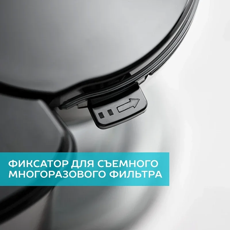 Кофеварка SCARLETT SC-CM33018, капельная, 600 Вт, черный