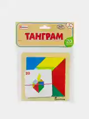 Танграм Alatoys, 20 заданий, 7 деталей, 10 двусторонних карточек