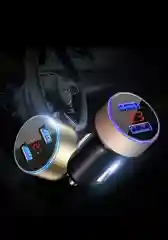 Автомобильное зарядное устройство, 2 USB 3.1 A, прикуриватель в машину