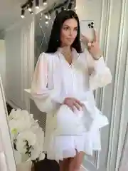 Белый платье женское летнее, на праздник