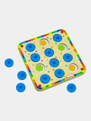 Настольная игра Alatoys Мемори, 6 двусторонних карточек, 12 ячеек