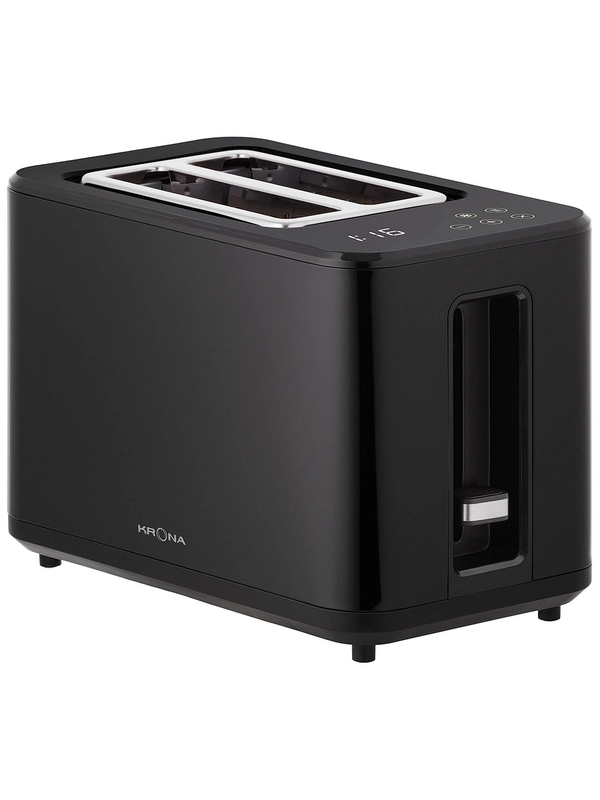 Тостер для хлеба KRONA Digitaler Black электрический, 2 слота
