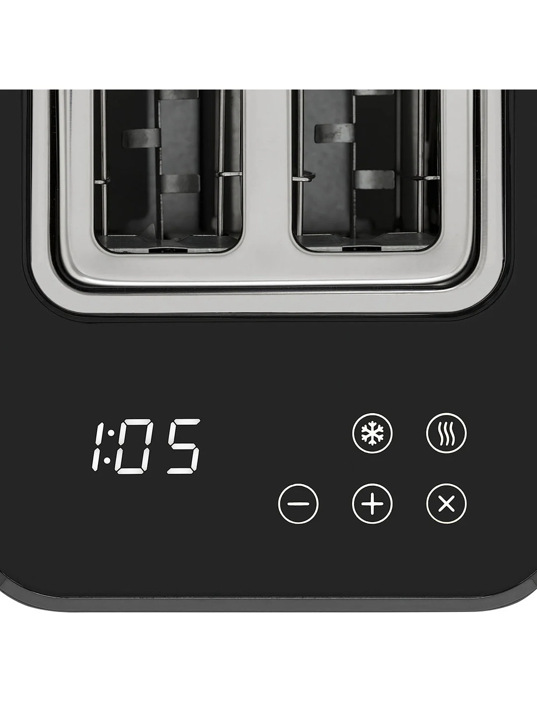 Тостер для хлеба KRONA Digitaler Black электрический, 2 слота