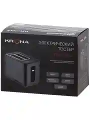 Тостер для хлеба KRONA Digitaler Black электрический, 2 слота