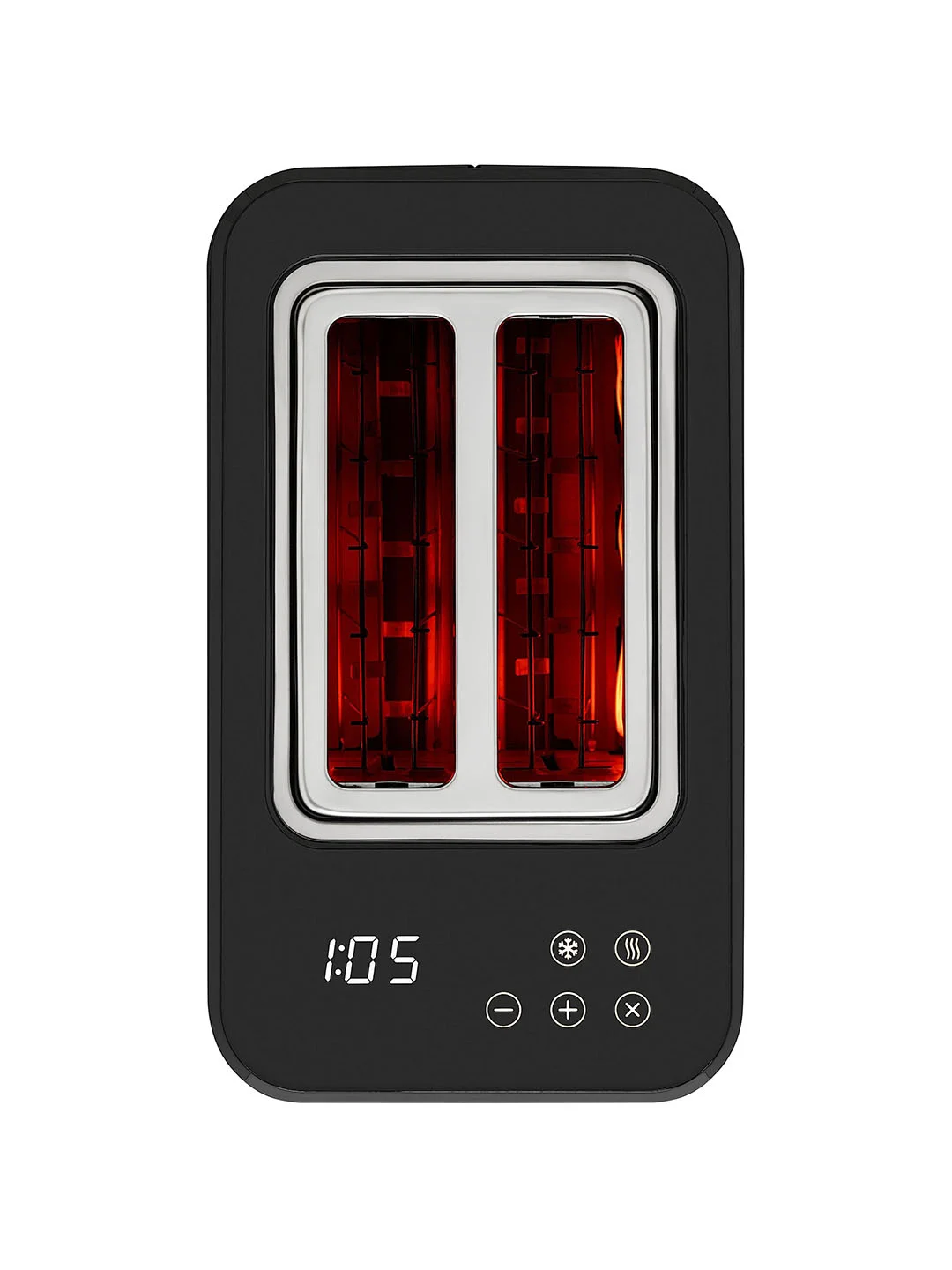 Тостер для хлеба KRONA Digitaler Black электрический, 2 слота