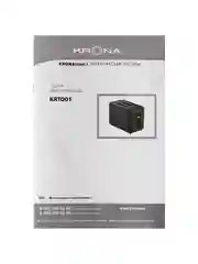 Тостер для хлеба KRONA Digitaler Black электрический, 2 слота