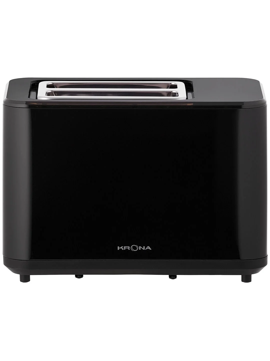 Черный тостер для хлеба KRONA Digitaler Black электрический, 2 слота