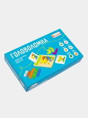 Развивающая игра Alatoys "Головоломка", 25 фигурок, 24 карточки