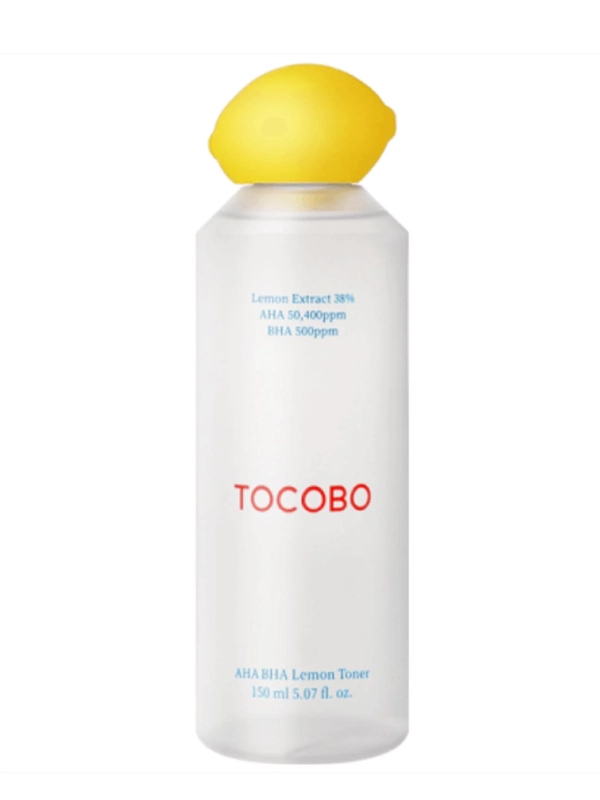 Кислотный тоник-эксфолиант с экстрактом лимона Tocobo AHA BHA Lemon Toner, 150 ml , тонер