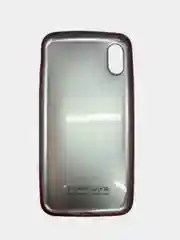 Красный матовый чехол для iPhone X