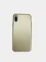 Золотой матовый чехол для iPhone X