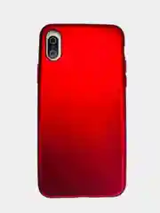 Красный матовый чехол для iPhone X XS