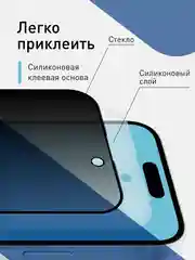 Черный 1-2 шт стекло для iPhone 15 защитное ROSCO олеофобное покрытие матовое антишпион с рамкой