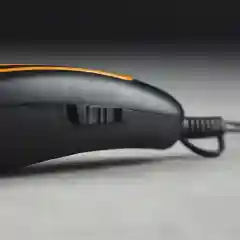 Машинка для стрижки волос SCARLETT SC-HC63C18, 15 Вт, черный/оранжевый