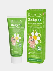 Зубная паста для детей от 0 до 3 лет "R.O.C.S. Baby "Душистая Ромашка", 45 г