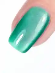 Магнитный гель-лак "Корейская кошка", зеленый, без магнита, 8 мл