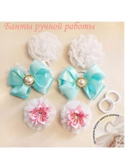 Бант для волос для девочек, набор ручной работы