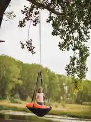 Оранжевый садовые качели, дачные, гамак 100х100 см