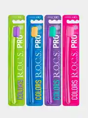 Зубная щетка R.O.C.S. PRO COLORS, средняя жесткость