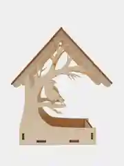 Кормушка сборная для птиц деревянная