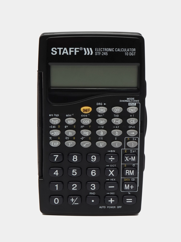 Калькулятор инженерный Staff Stf-245, Компактный (120х70 мм),128 функций,10 разрядов