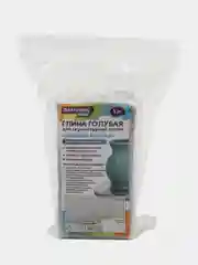 Глина для лепки 1 кг голубая, готовая, размачиваемая, Brauberg Hobby