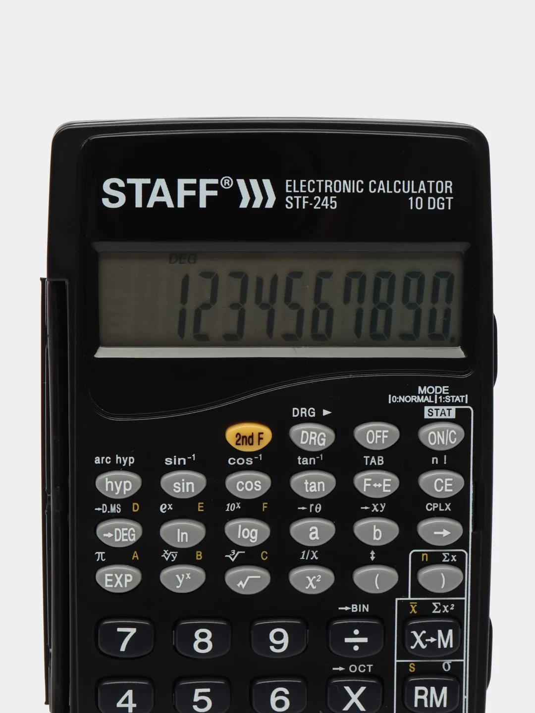 Калькулятор инженерный Staff Stf-245, Компактный (120х70 мм),128 функций,10 разрядов