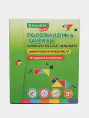Головоломка Brauberg Kids, для детей деревянная Танграм от 3 лет, пазлы для малышей магнит