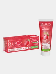 Гель для укрепления зубов R.O.C.S. "Клубника", для детей и подростков, 45 г