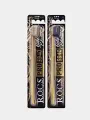 Зубная щетка R.O.C.S. PRO GOLD Edition, мягкая щетина