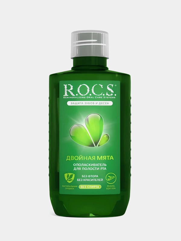 Ополаскиватель R.O.C.S. TRAVEL EDITION "Двойная Мята", 75 мл