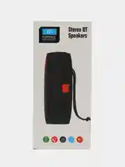 Синий портативная Bluetooth-колонка TG 157, с радио и светомузыкой, беспроводная