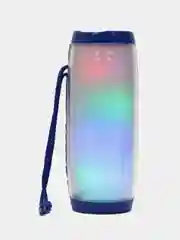 Синий портативная Bluetooth-колонка TG 157, с радио и светомузыкой, беспроводная