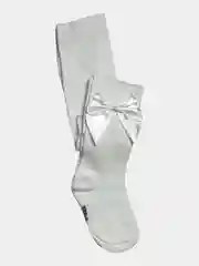 Белый колготки детские, хлопок, на девочку, с бантиком