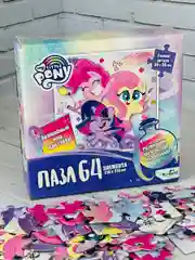 Игра Мозаика пазл для девочки пони 64 My little pony лошадка единорожка единорог мультик