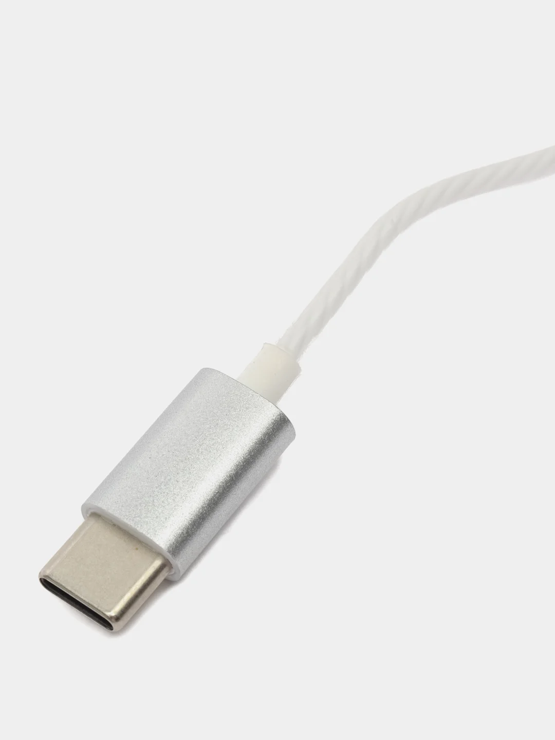 Белый наушники проводные, Вакуумные с TYPE-C, микрофон c шумоподавлением, ПРЕМИУМ КЛАССА
